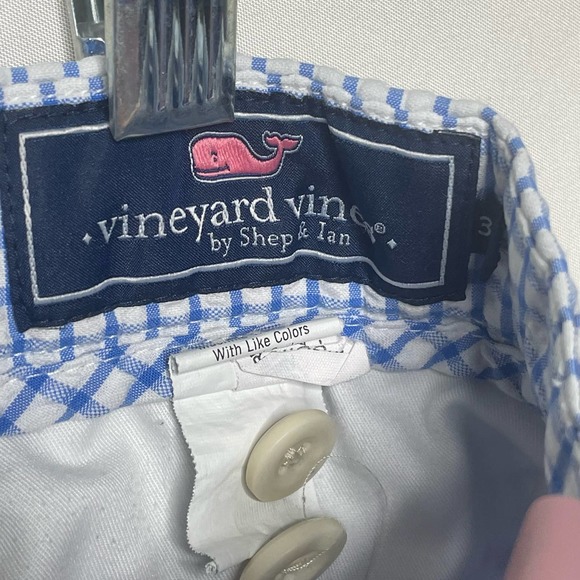 Vineyard Vines Blue and White Breaker Shorts Size 32 - Picture 3 of 5